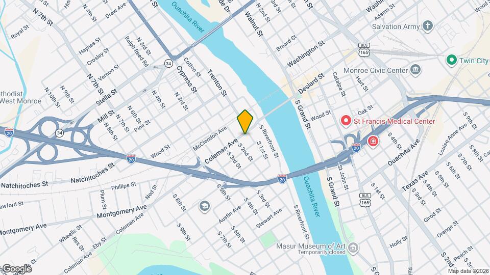 207 Coleman Ave Map and Location Details