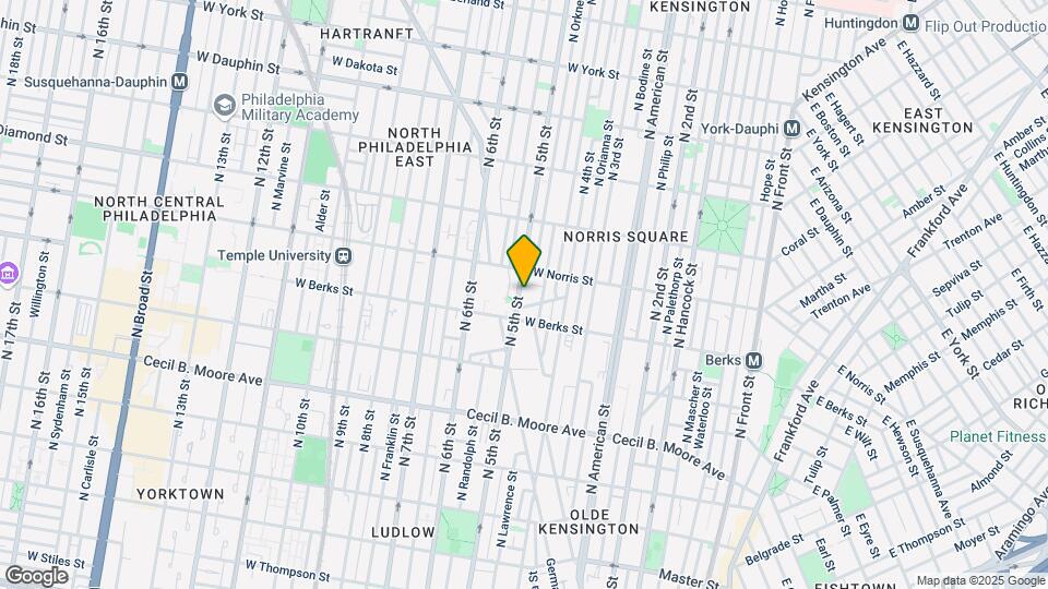 1917 N 5th St-Unit -1 Map and Location Details