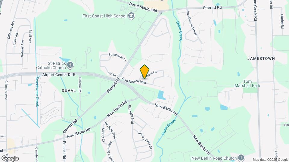 833 Lord Nelson Blvd Map and Location Details