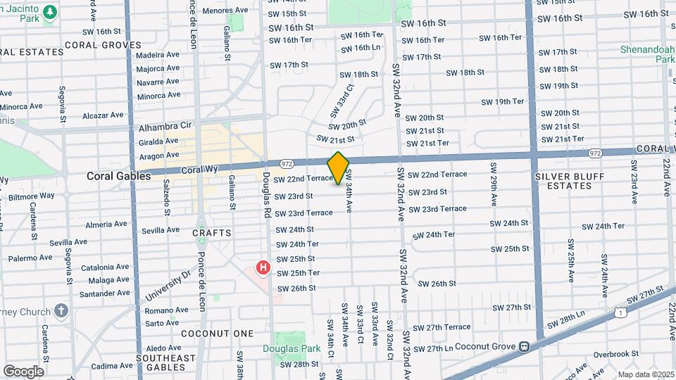 3445 SW 23rd St Map and Location Details