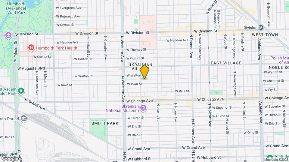 2248 W Iowa St Map and Location Details