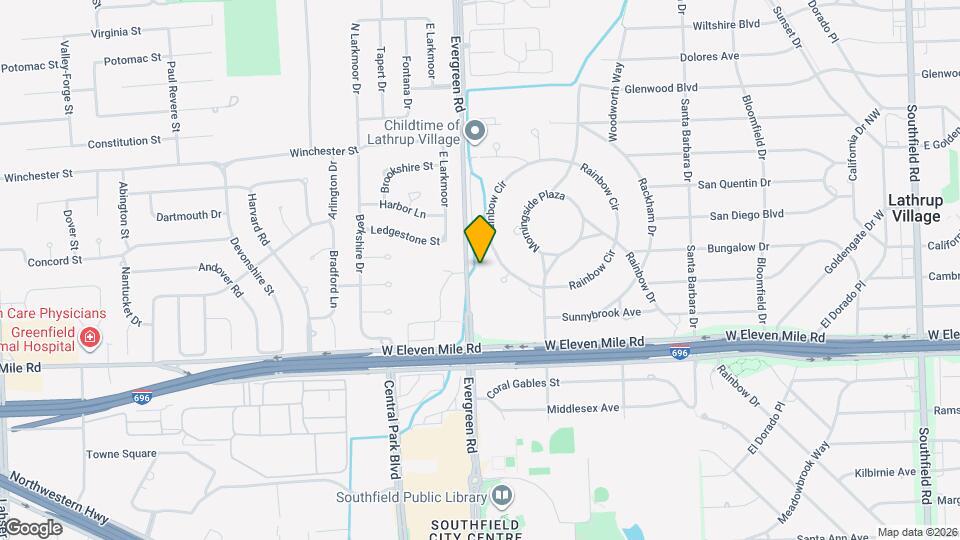 27430 Evergreen Rd Map and Location Details