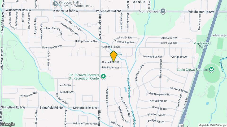 2509 Rochell Dr NW Map and Location Details