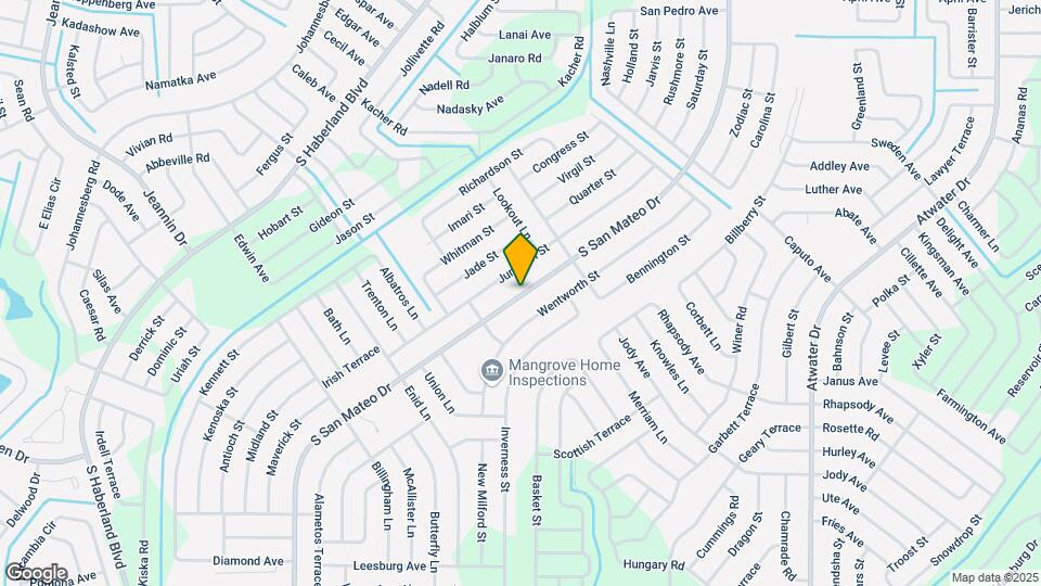 3473 S San Mateo Dr Map and Location Details