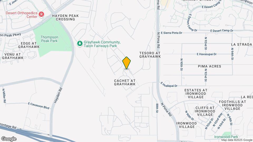 19550 N Grayhawk Dr, Unit 2063 Map and Location Details