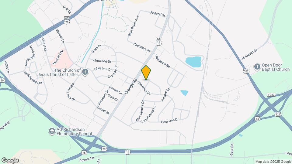 1970 Peachtree Ct Map and Location Details