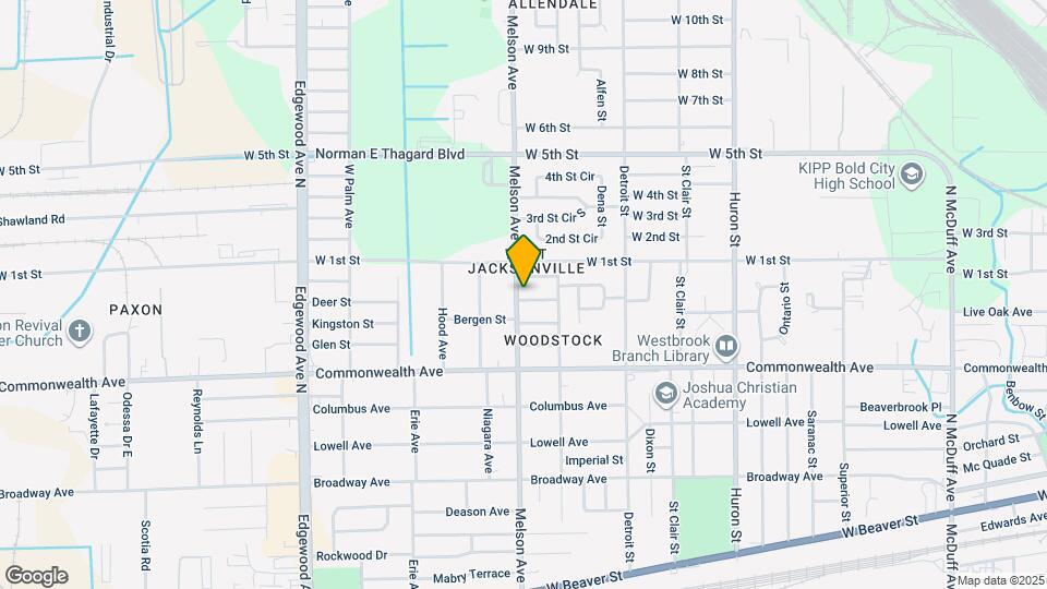 1055 Melson Ave Map and Location Details