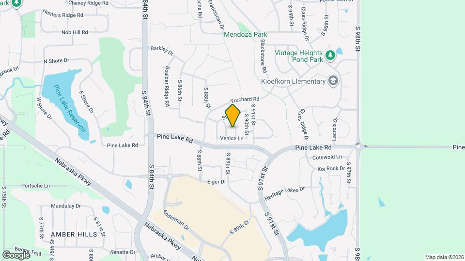 6843 S 89th St Map and Location Details