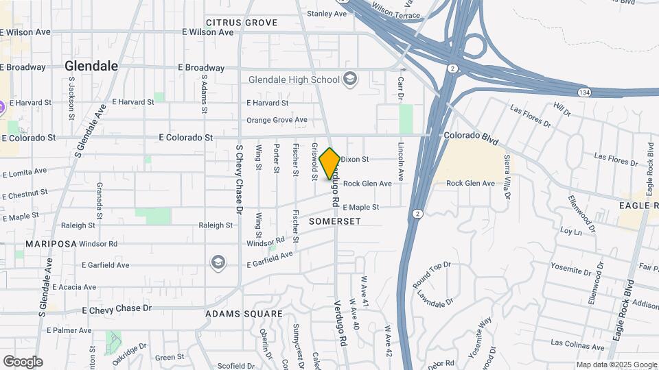 511 S Verdugo Rd Map and Location Details