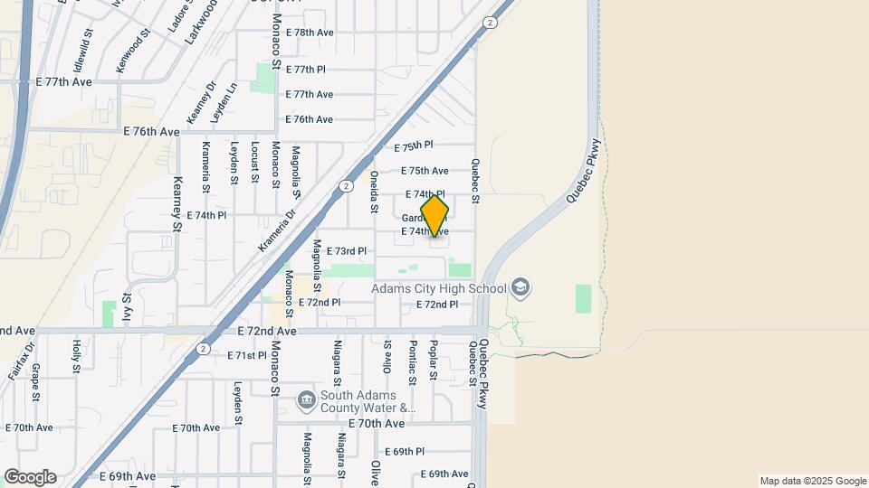 7378 Oneida Dr Map and Location Details