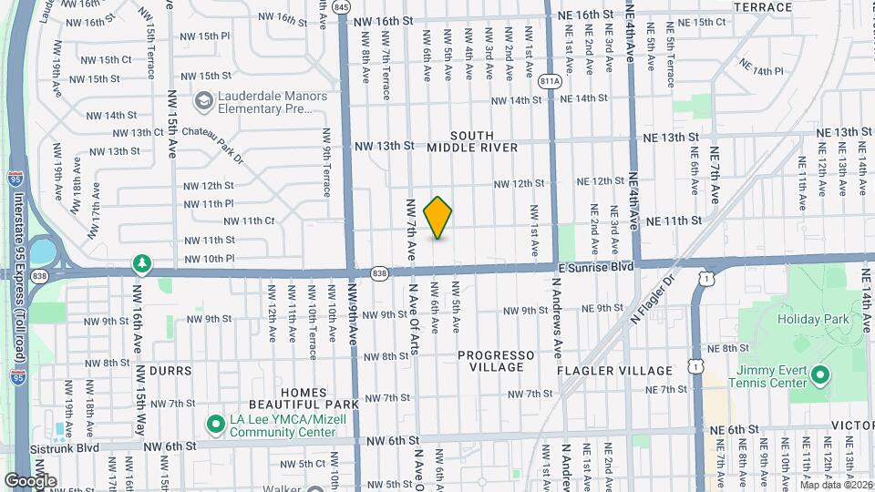 1032 NW 6th Ave, Unit 2 Map and Location Details