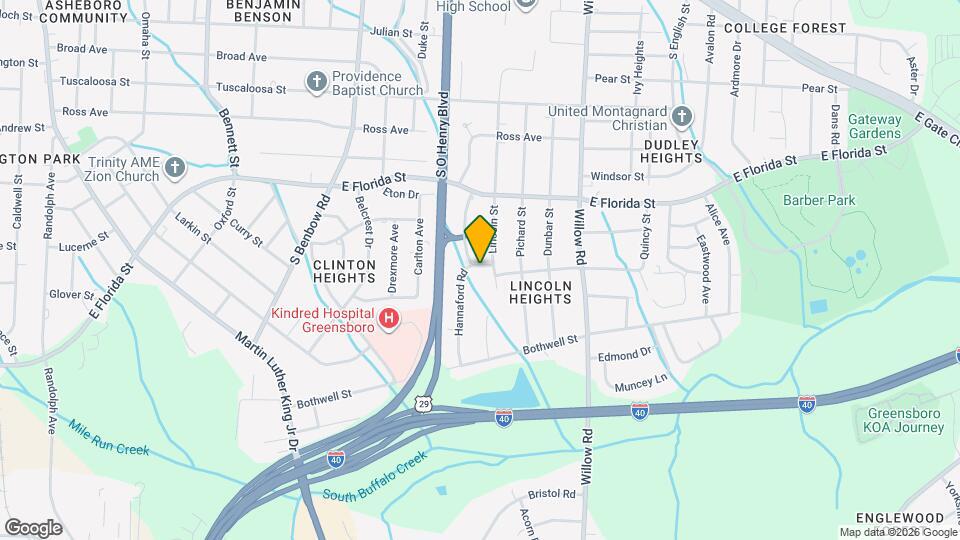 1603 Hannaford Rd Map and Location Details