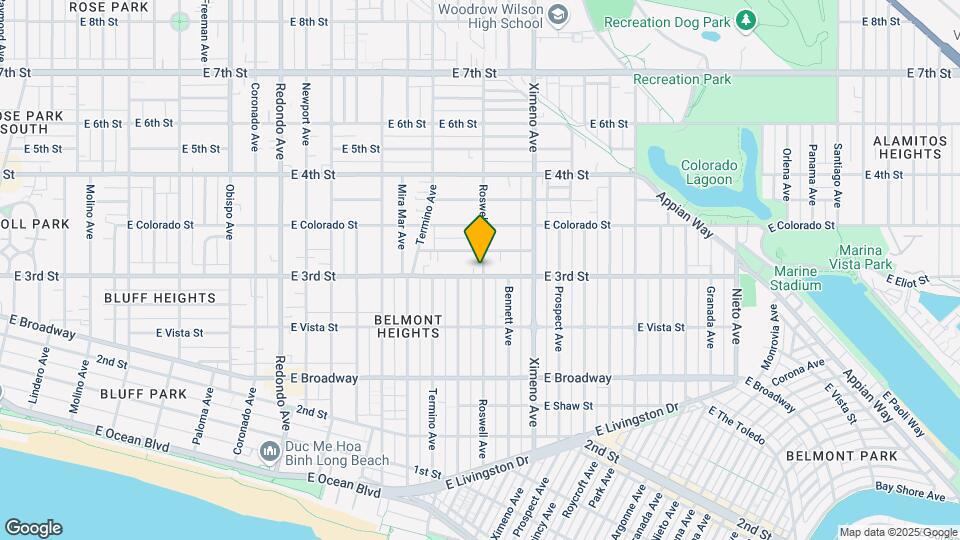 4137 E 3rd St Map and Location Details
