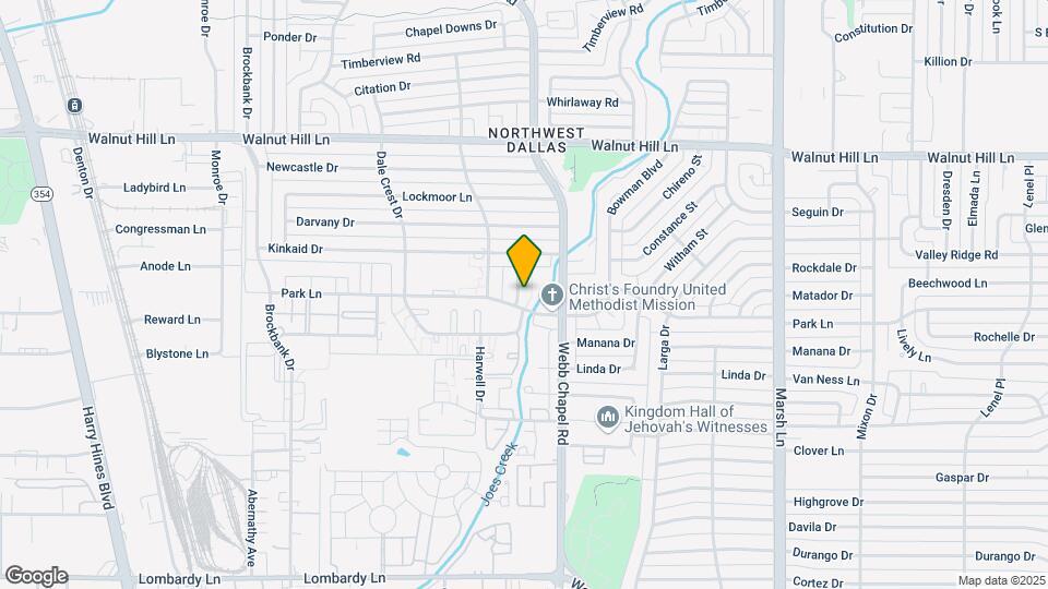 9906 Harwell Dr Map and Location Details