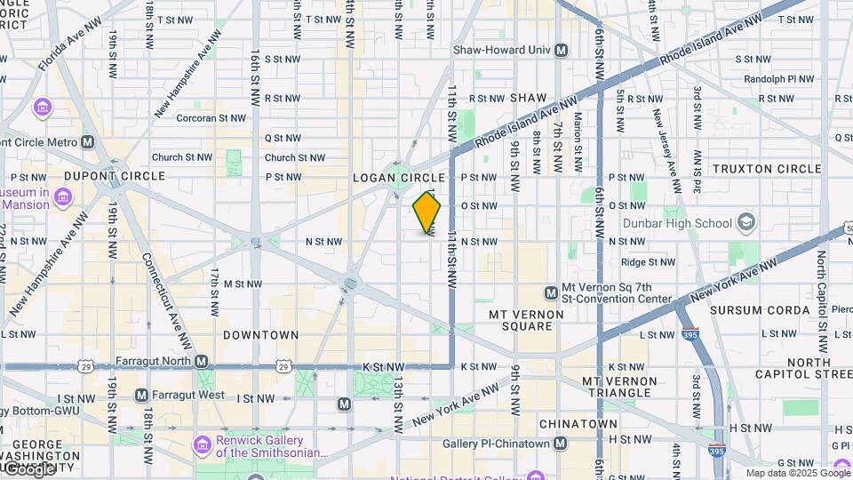 1306 12th St NW Mapa y Detalles de la Ubicación