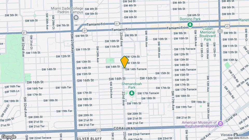 2190 SW 14th Terrace Map and Location Details