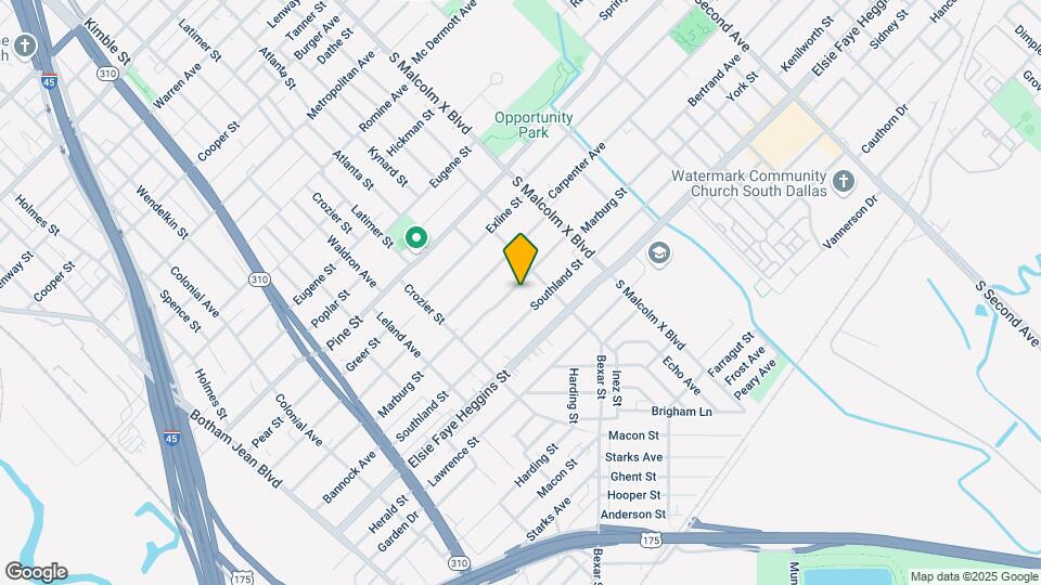 2630 Marburg St Map and Location Details