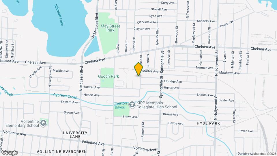 1263 Tunica St Map and Location Details