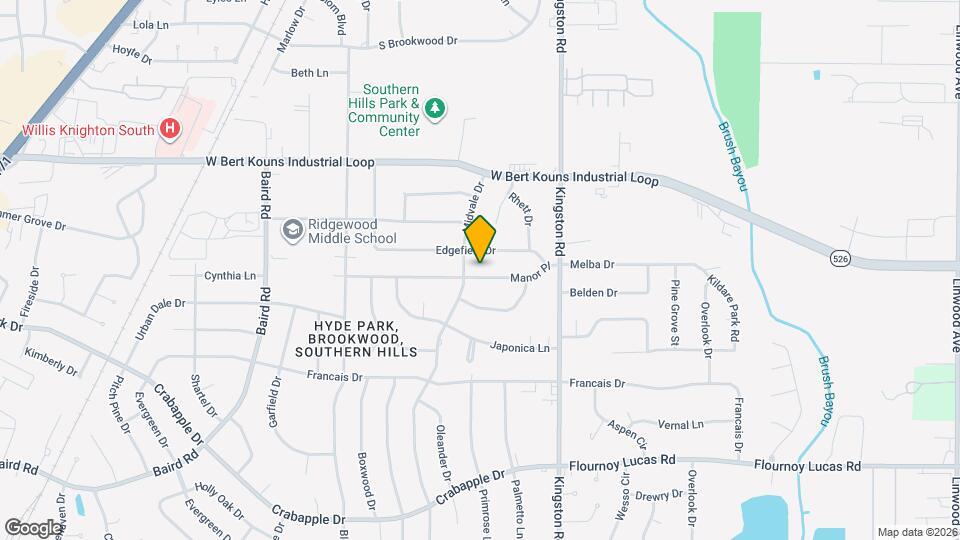 1030 Manor Pl Map and Location Details