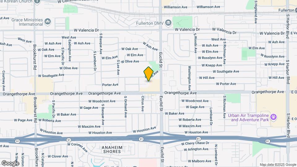 1043 W Porter Ave Map and Location Details