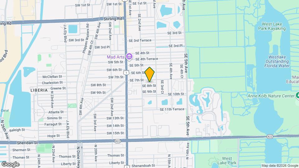 223 SE 8th St Map and Location Details