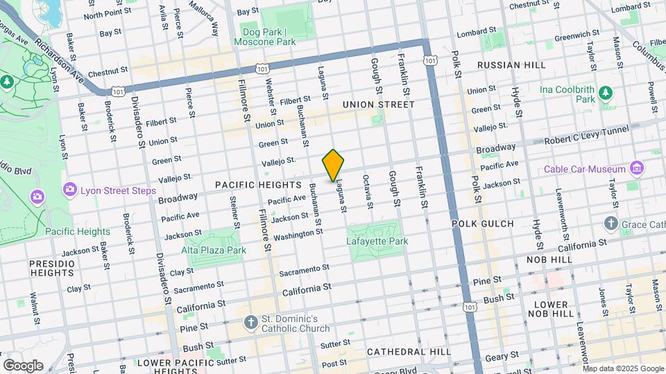 2120 Pacific Ave Map and Location Details