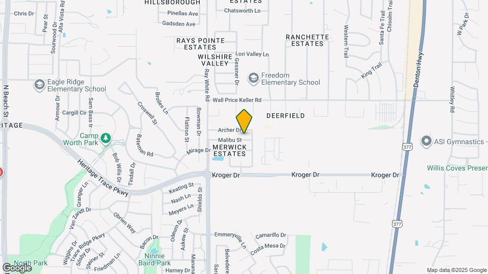 5317 Malibu St Map and Location Details