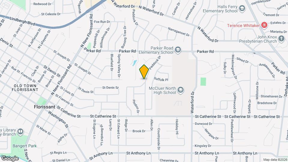 945 Paddock Dr Map and Location Details