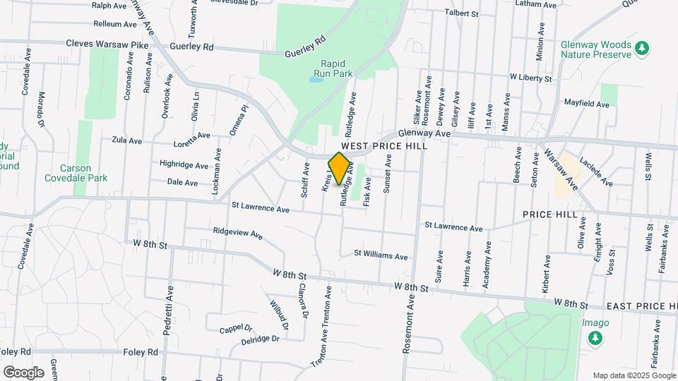 1035 Rutledge Ave Map and Location Details