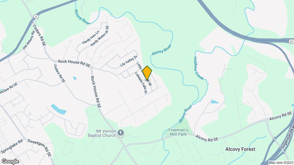435 Little Creek Rd SE Map and Location Details