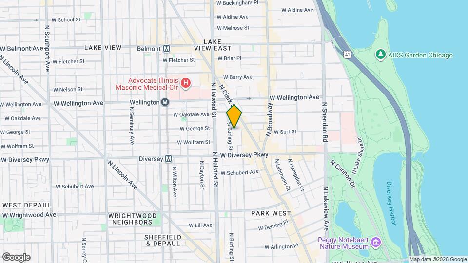 2849 N Burling St Map and Location Details