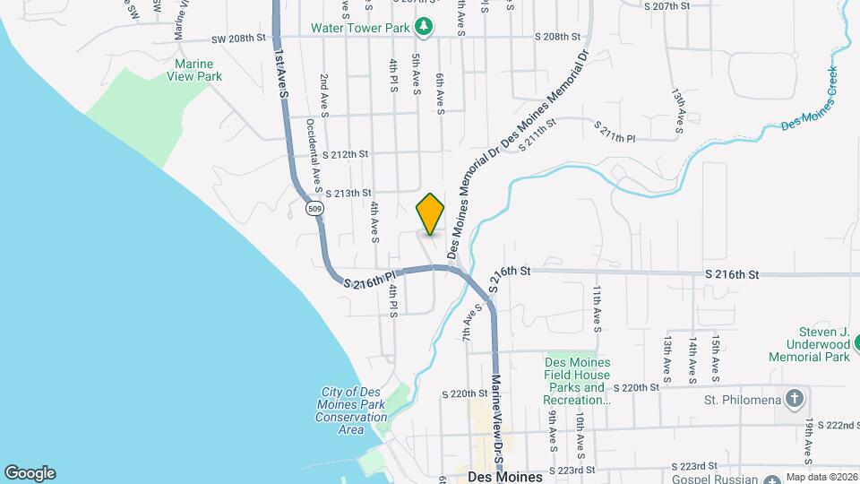 21414 5th Pl S Mapa y Detalles de la Ubicación