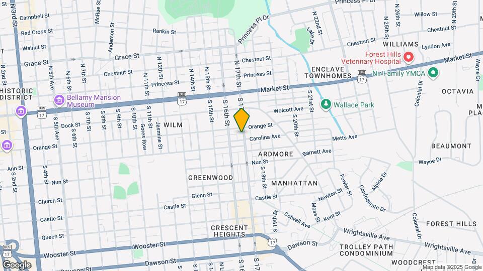 210 S 17th St Map and Location Details