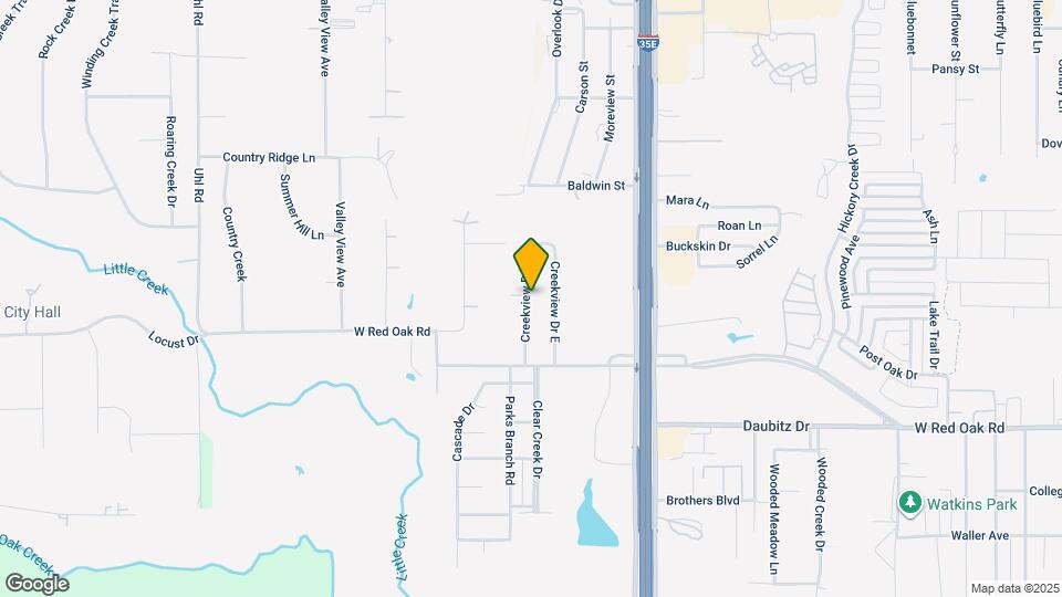 116 Creekview Dr W Map and Location Details