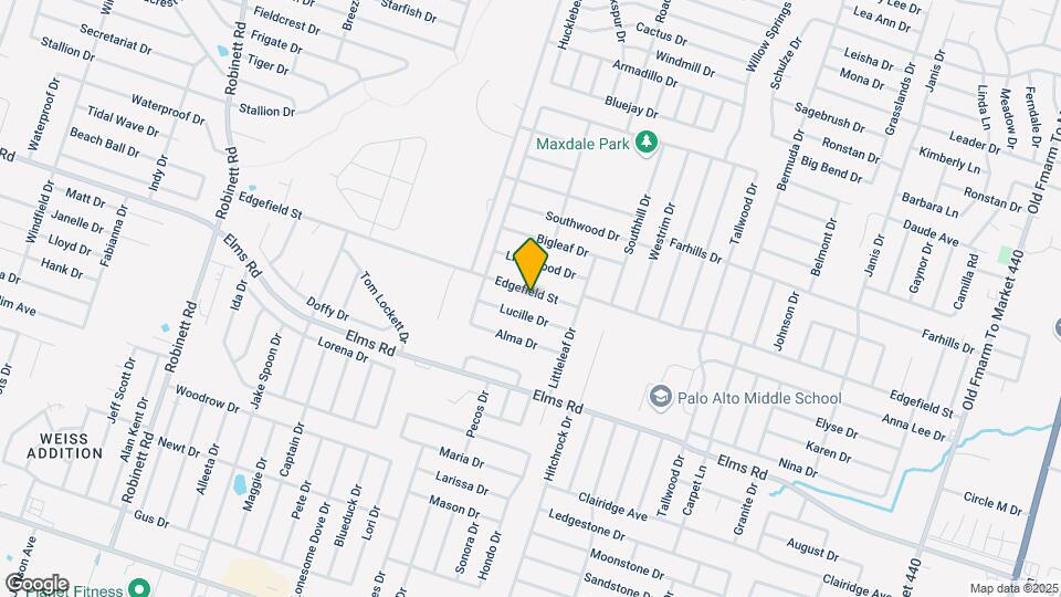 2704 Edgefield St Map and Location Details