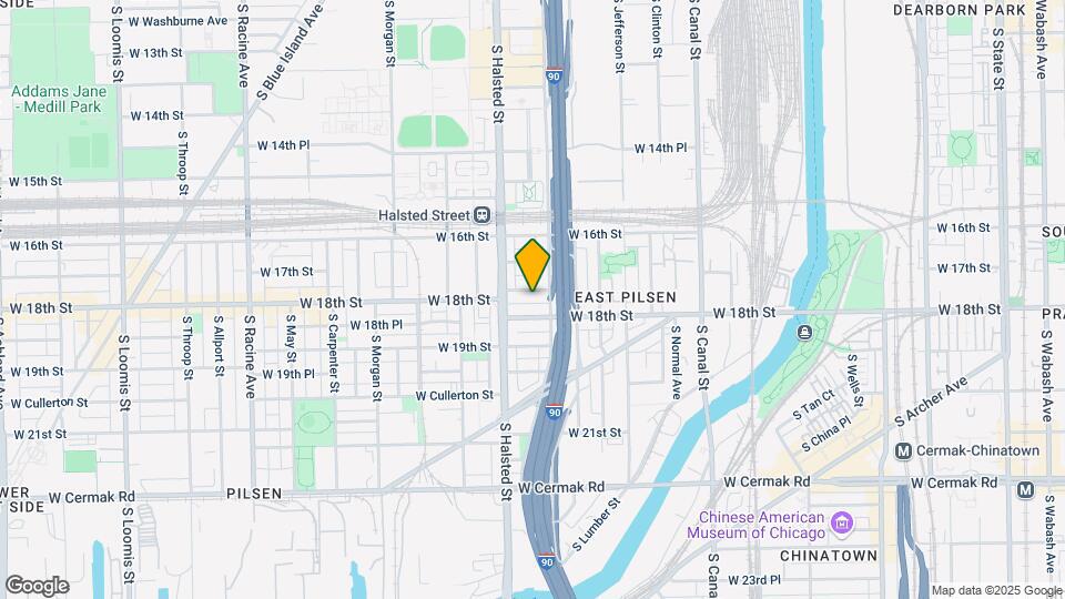 717 W 17th St Map and Location Details