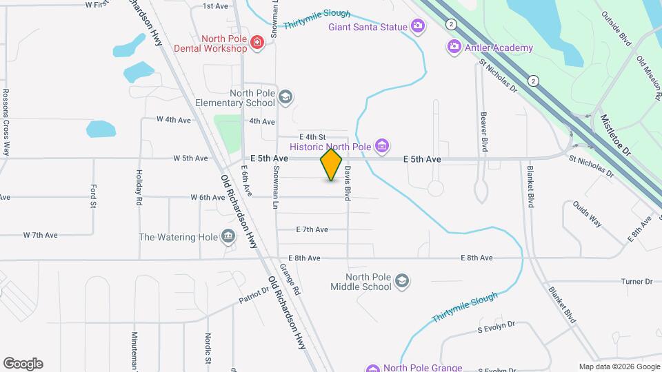 203 E 6th Ave Map and Location Details