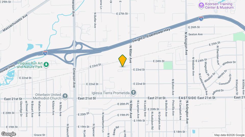 2312 N Ritter Ave Mapa y Detalles de la Ubicación