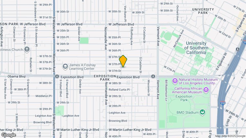 1293 1/2 W 37th Dr Mapa y Detalles de la Ubicación