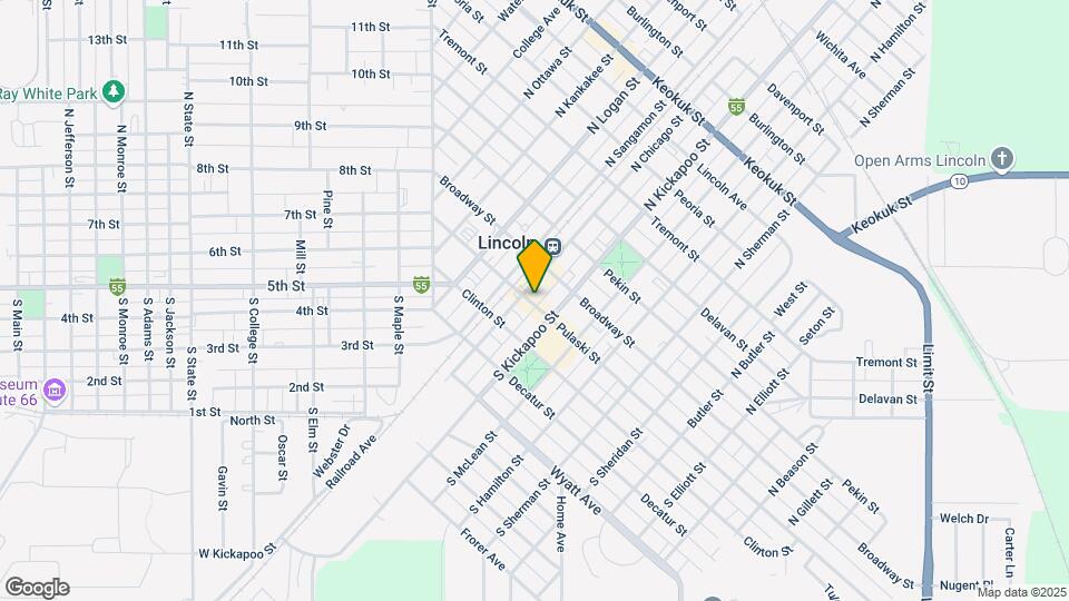 408 Pulaski St Map and Location Details