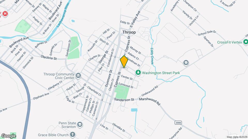 806 Washington St Map and Location Details