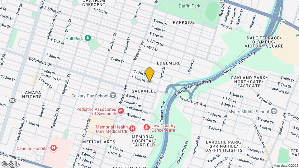 1301 E 58th St Map and Location Details