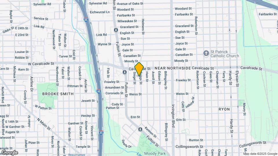 4605 Beggs St Map and Location Details
