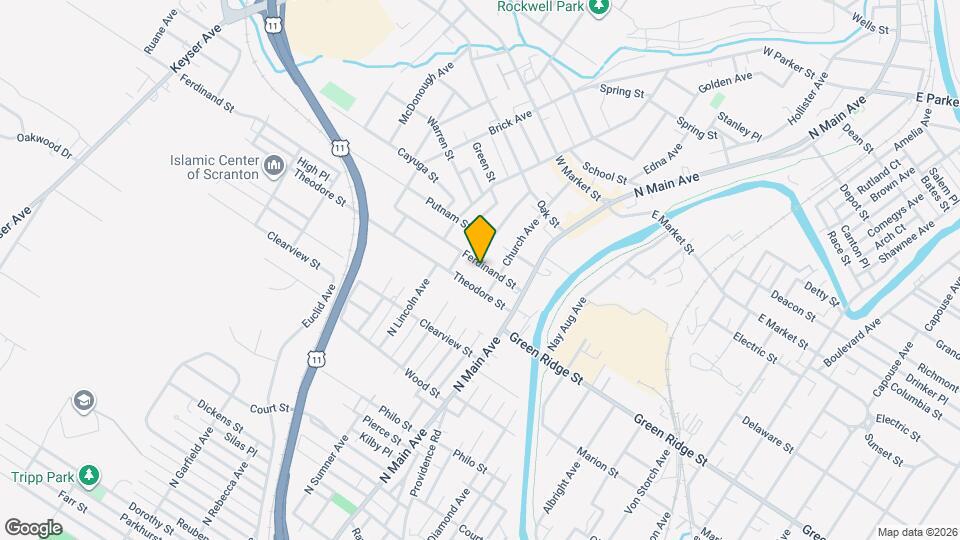 215 Ferdinand St Map and Location Details