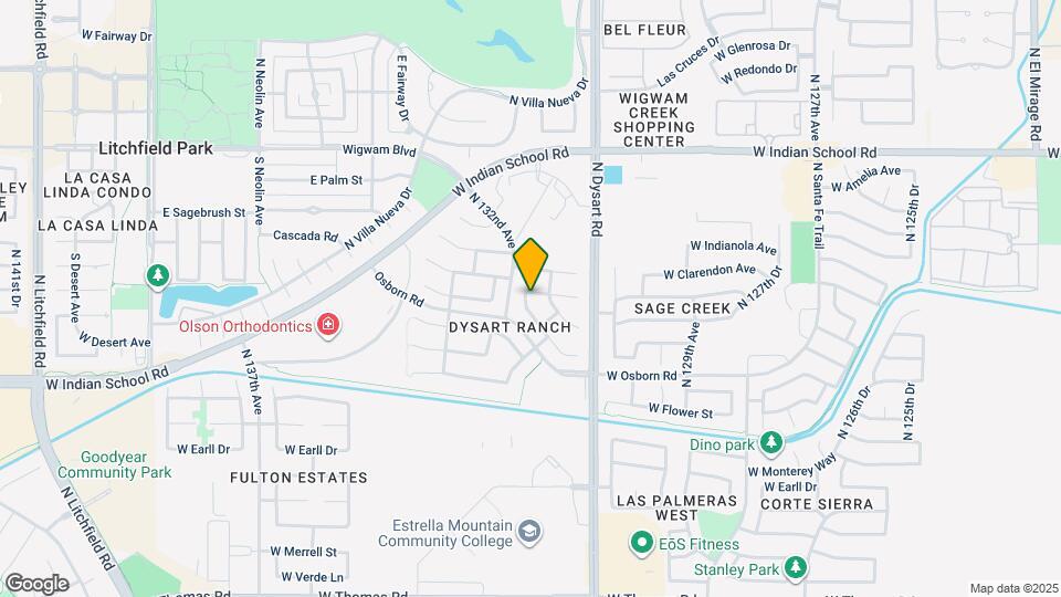 13170 W Clarendon Ave Map and Location Details