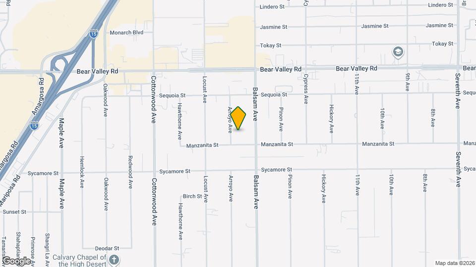 11833 Arroyo Ave Map and Location Details