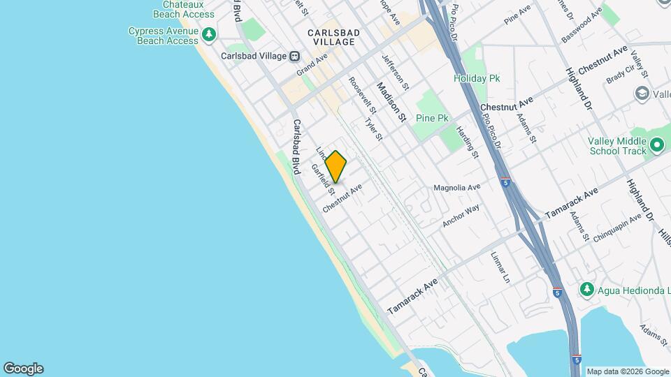 3360 Garfield St Map and Location Details