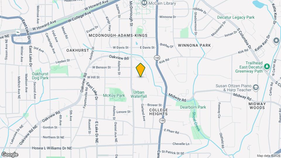 135 E Hill St #1 Map and Location Details