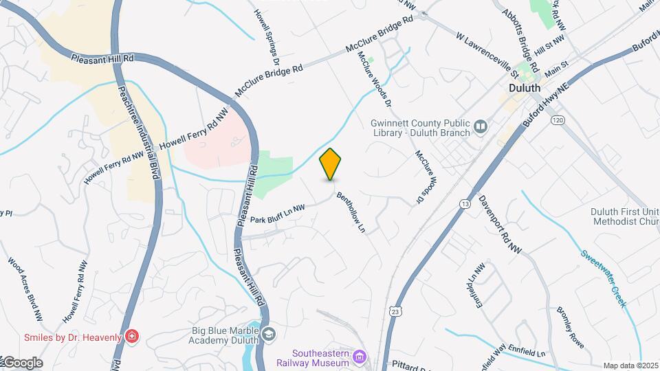 3500 Park Bluff Ln NW Map and Location Details