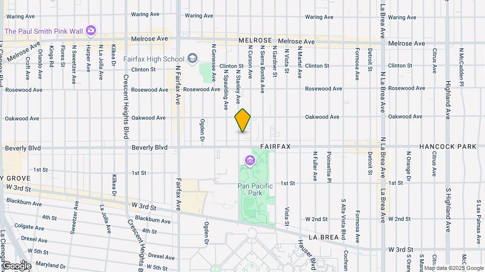 326 N Stanley Ave Mapa y Detalles de la Ubicación